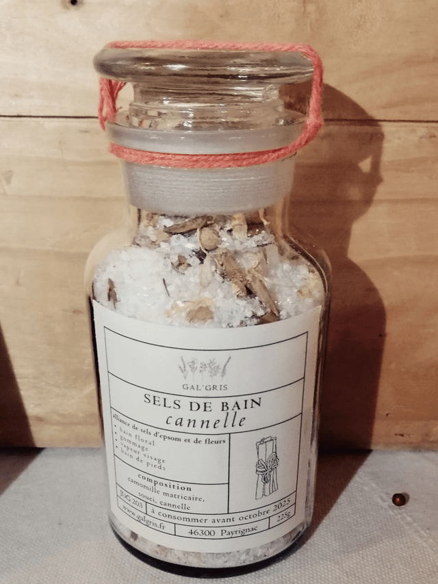 Sels de bain à la Cannelle