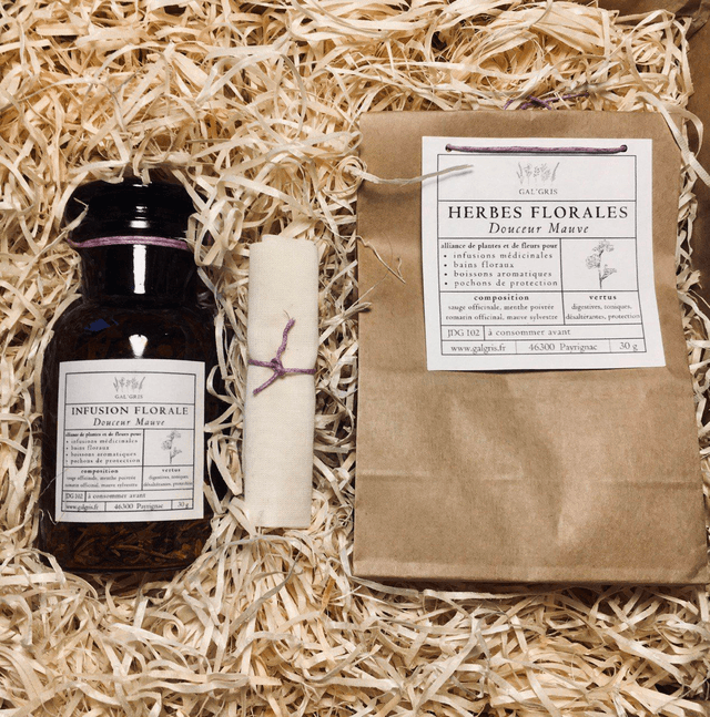 Coffret Infusion Douceur Mauve